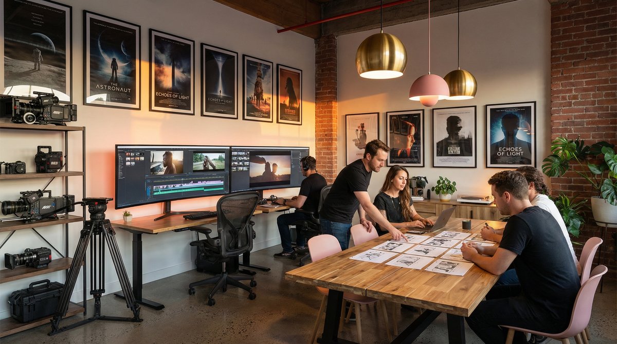 黑料影视传媒公司办公环境